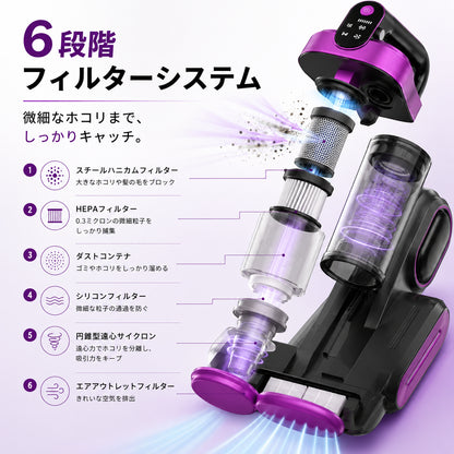 ダニClear™ コードレス布団クリーナー