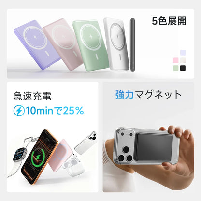 MagSlim™ 8000 「超薄型マグネットモバイルバッテリー」