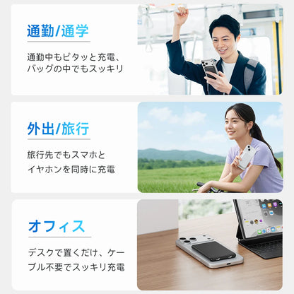 MagSlim™ 8000 「超薄型マグネットモバイルバッテリー」